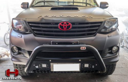 กันชนหน้าของ HAMER รุ่น STORM NUDGE BAR สำหรับรถ TOYOTA FORTUNER