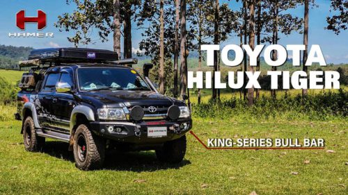 กันชนหน้า HAMER รุ่น KING-SERIES สำหรับรถ TOYOTA HILUX