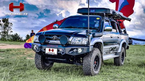 กันชนหน้า HAMER รุ่น KING-SERIES สำหรับรถ TOYOTA HILUX