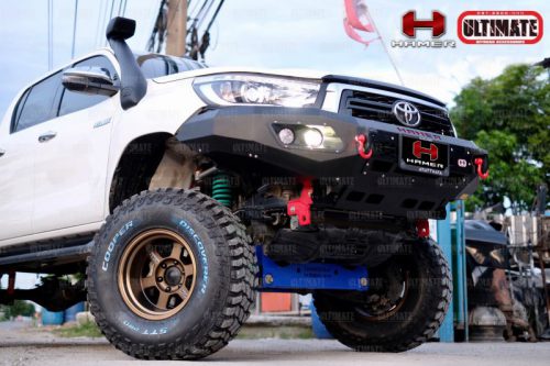 กันชนหน้า HAMER รุ่น KING-SERIES สำหรับรถ TOYOTA HILUX