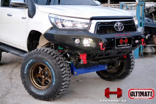 กันชนหน้า HAMER รุ่น KING-SERIES สำหรับรถ TOYOTA HILUX