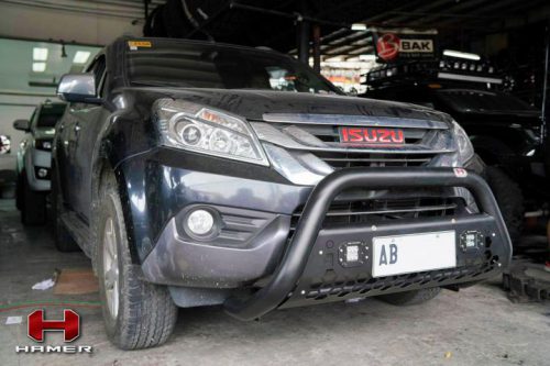 กันชนหน้าของ HAMER รุ่น STORM NUDGE BAR สำหรับรถ ISUZU