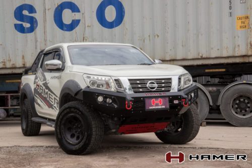 กันชนหน้า HAMER รุ่น KING-SERIES สำหรับรถ NISSAN