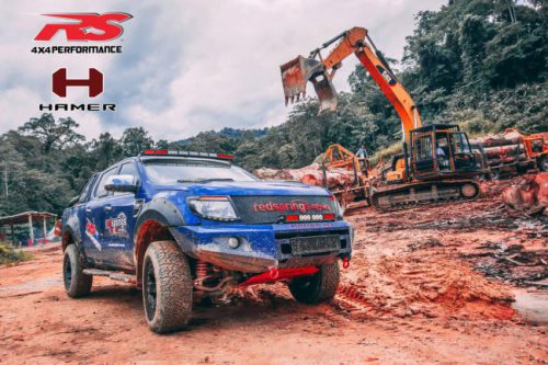 กันชนหน้าของ HAMER รุ่น M-SERIES BULL BAR สำหรับรถ FORD RANGER T6