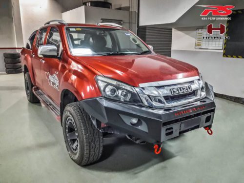 กันชนหน้าของ HAMER รุ่น M-SERIES BULL BAR (Single light)