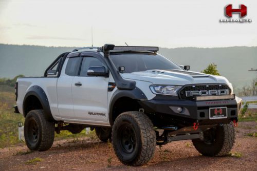 กันชนหน้าของ HAMER รุ่น M-SERIES BULL BAR ของรถ FORD RANGER T7