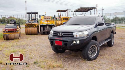 กันชนหน้าของ HAMER รุ่น M-SERIES BULL BAR(DOUBLE LIGHT)