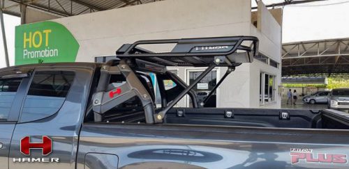 HAMER - HECTOR SERIES ROLL BAR สำหรับรถ MITSUBISHI TRITON สีดำ