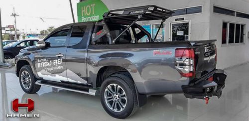 HAMER - HECTOR SERIES ROLL BAR สำหรับรถ MITSUBISHI TRITON สีดำ