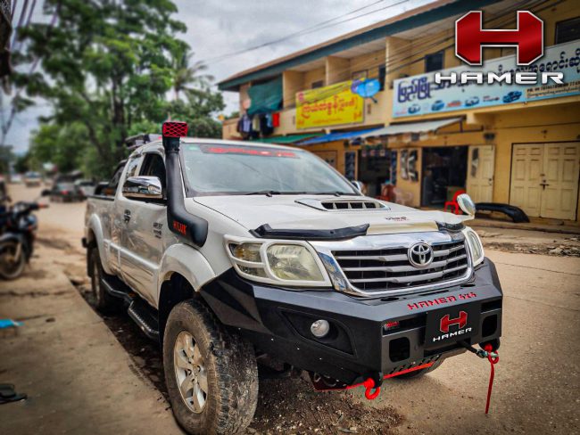 กันชนหน้า HAMER รุ่น M-SERIES BULL BAR (Single light) กันชนหน้าของ HAMER รุ่น M-SERIES BULL BAR (Single light)