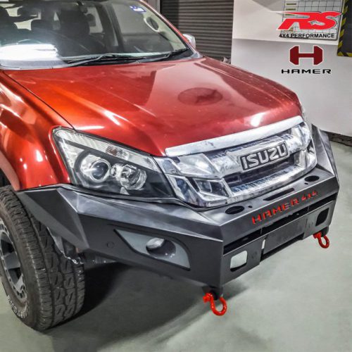 กันชนหน้าของ HAMER รุ่น M-SERIES BULL BAR (Single light)