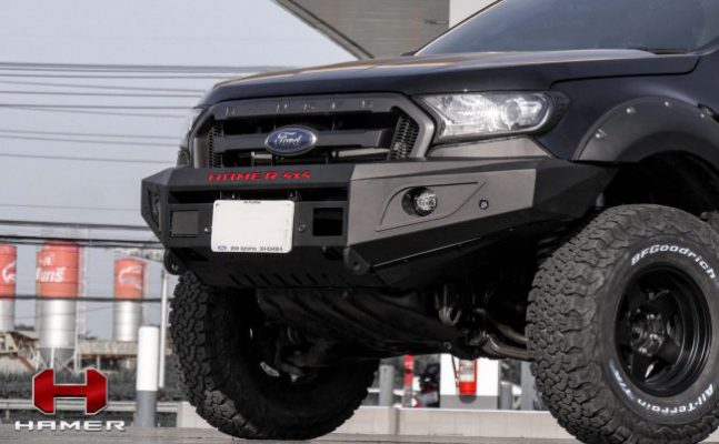 กันชนหน้าของ HAMER รุ่น M-SERIES BULL BAR ของรถ FORD RANGER T7