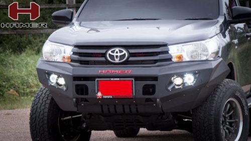 กันชนหน้าของ HAMER รุ่น M-SERIES BULL BAR(DOUBLE LIGHT)
