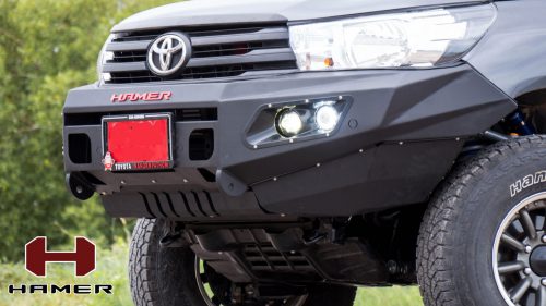 กันชนหน้าของ HAMER รุ่น M-SERIES BULL BAR(DOUBLE LIGHT)