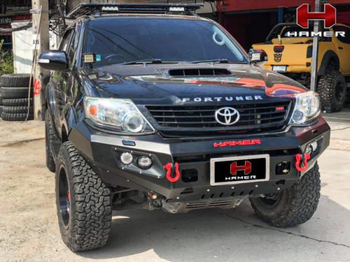 กันชนหน้าของ HAMER รุ่น M-SERIES BULL BAR(DOUBLE LIGHT)