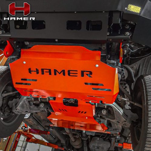 HAMER ชุดแผ่นเหล็กปกป้องรถ SKID PLATE ของรถ TOYOTA HILUX REVO