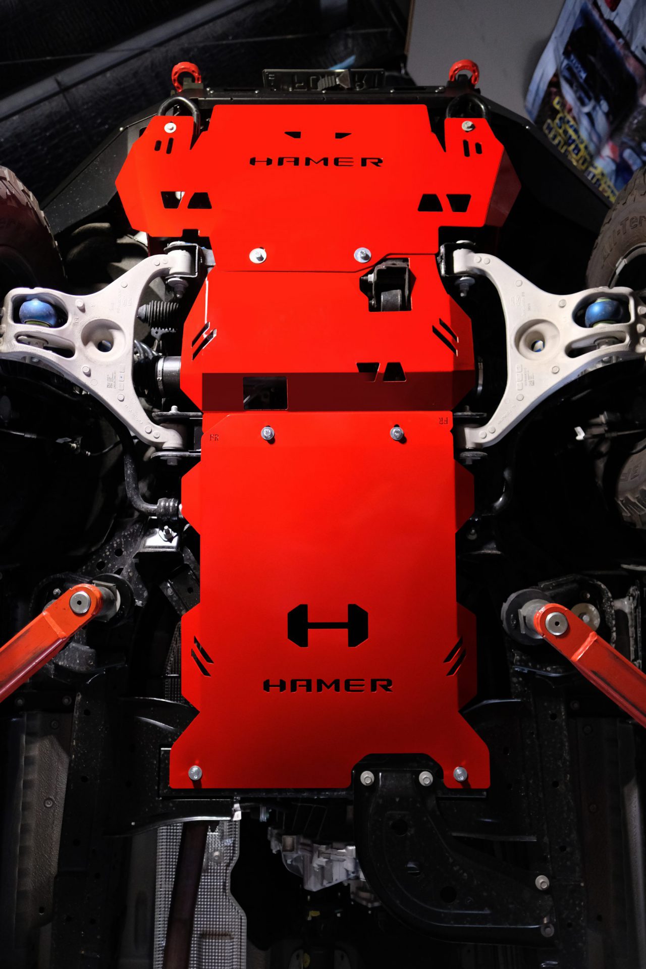 HAMER - SKID PLATE ของรถ FORD RANGER RAPTOR HAMER ชุดแผ่นเหล็กปกป้องรถ SKID PLATE ของรถ FORD RANGER RAPTOR