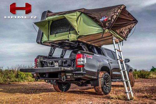 GRAPHITE ROOF TENT RACK