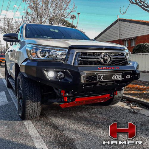 HAMER ชุดแผ่นเหล็กปกป้องรถ SKID PLATE ของรถ TOYOTA HILUX REVO