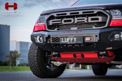 HAMER ชุดแผ่นเหล็กปกป้องรถ SKID PLATE ของรถ FORD RANGER RAPTOR
