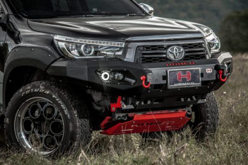 HAMER ชุดแผ่นเหล็กปกป้องรถ SKID PLATE ของรถ TOYOTA HILUX REVO ROCCO ปี2018-2019