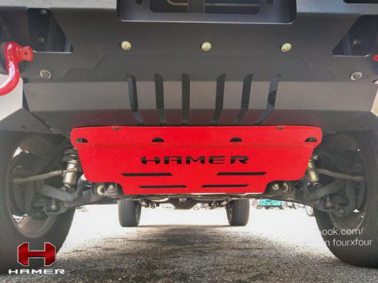 HAMER ชุดแผ่นเหล็กปกป้องรถ SKID PLATE ของรถ NISSAN NAVARA NP300 ปี2015-2019