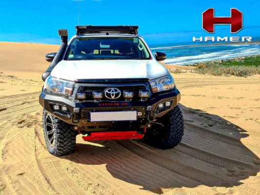 HAMER ชุดแผ่นเหล็กปกป้องรถ SKID PLATE ของรถ TOYOTA HILUX REVO ROCCO ปี2018-2019
