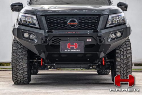 กันชนหน้า Hamer รุ่น KING-SERIES ของรถ NISSAN NAVARA PRO4X 2020+
