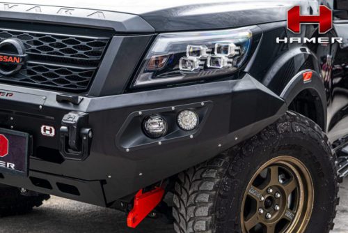 กันชนหน้า Hamer รุ่น KING-SERIES ของรถ NISSAN NAVARA PRO4X 2020+