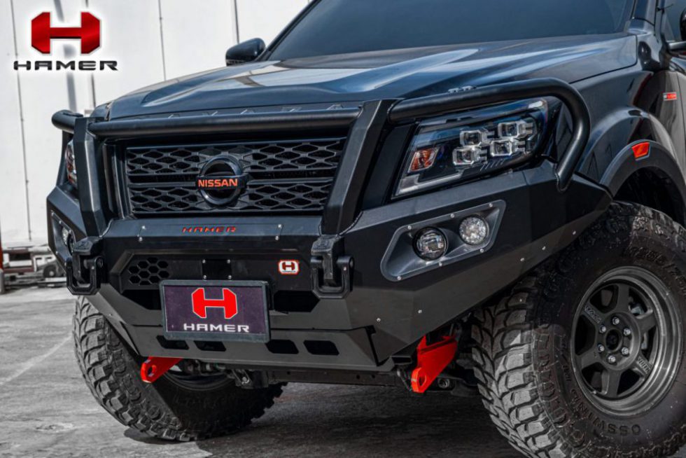 กันชน HAMER KING SERIES PLUS BULL BAR (PT) กันชนหน้า Hamer รุ่น KING-SERIES PLUS ของรถ NISSAN NAVARA PRO4X 2020+