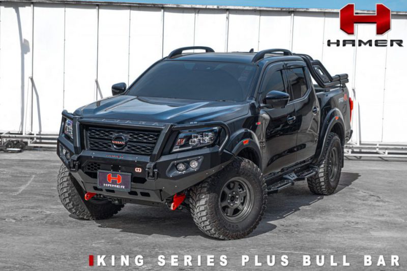 กันชน HAMER KING SERIES PLUS BULL BAR (PT) กันชนหน้า Hamer รุ่น KING-SERIES PLUS ของรถ NISSAN NAVARA PRO4X 2020+