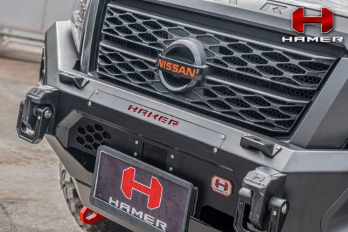 กันชนหน้า Hamer รุ่น KING-SERIES ของรถ NISSAN NAVARA PRO4X 2020+
