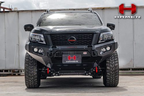 กันชนหน้า Hamer รุ่น KING-SERIES ของรถ NISSAN NAVARA PRO4X 2020+