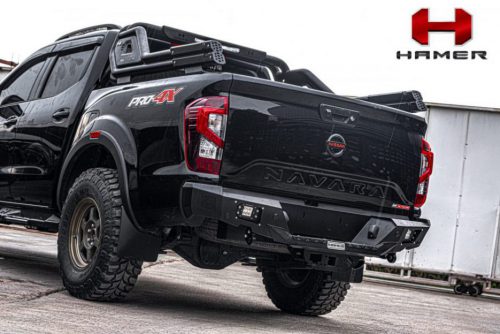 กันชนหลัง Hamer รุ่น NOVA SERIES ของรถ NISSAN NAVARA NP300 (2020)