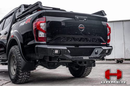 กันชนหลัง Hamer รุ่น NOVA SERIES ของรถ NISSAN NAVARA NP300 (2020)