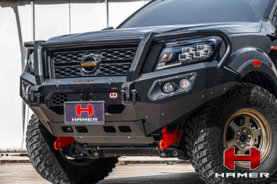 กันชน HAMER KING SERIES PLUS BULL BAR (PT) กันชนหน้า Hamer รุ่น KING-SERIES PLUS ของรถ NISSAN NAVARA PRO4X 2020+