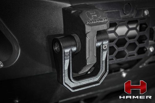 ห่วง HAMER MAXO SHACKLES สีดำ ติดที่รถออฟโรด