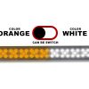 Hamer ไฟ LED LIGHT BAR สีส้ม เเละ สีขาว สามารถเปลี่ยนสีได้